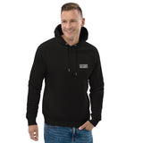 Bitcoin Satoshi Nakamoto Embroidered Men's Organic Pullover Hoodie