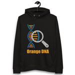 Bitcoin Orange DNA Men's Organic Pullover Hoodie