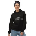 Infinity Divided by 21 Mio Bitcoin Women's Organic Pullover Hoodie