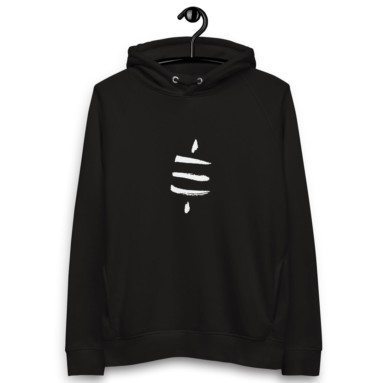 Bitcoin Satsymbol Frauen Bio Pullover Hoodie