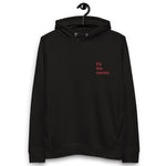 Fix the money. Embroidered Men's Organic Pullover Hoodie
