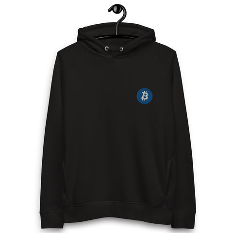 Was Bitcoin bringt. Embroidered Women's Organic Pullover Hoodie