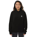 Bitcoin Embroidered Women's Organic Pullover Hoodie