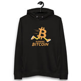 Running Bitcoin Women's Organic Pullover Hoodie