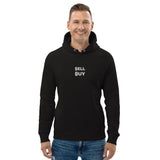 Sell Buy Embroidered Men's Organic Pullover Hoodie