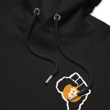 Bitcoin Ekasi Back & Front Men's Organic Pullover Hoodie