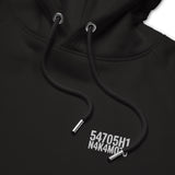 Bitcoin Satsymbol Embroidered Women's Organic Pullover Hoodie
