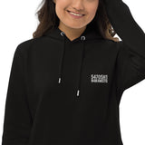 Bitcoin Satsymbol Embroidered Women's Organic Pullover Hoodie