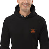 Infinity Divided by 21 Mio Bitcoin Embroidered Men's Organic Pullover Hoodie