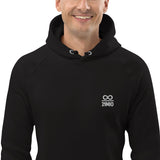 Infinity Divided by 21 Mio Bitcoin Embroidered Men's Organic Pullover Hoodie