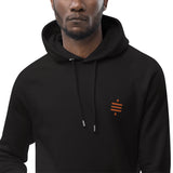 Bitcoin Satsymbol Embroidered Men's Organic Pullover Hoodie