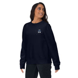 Infinity Divided by 21 Mio Knut Svanholm Embroidered Women's Eco Sweatshirt