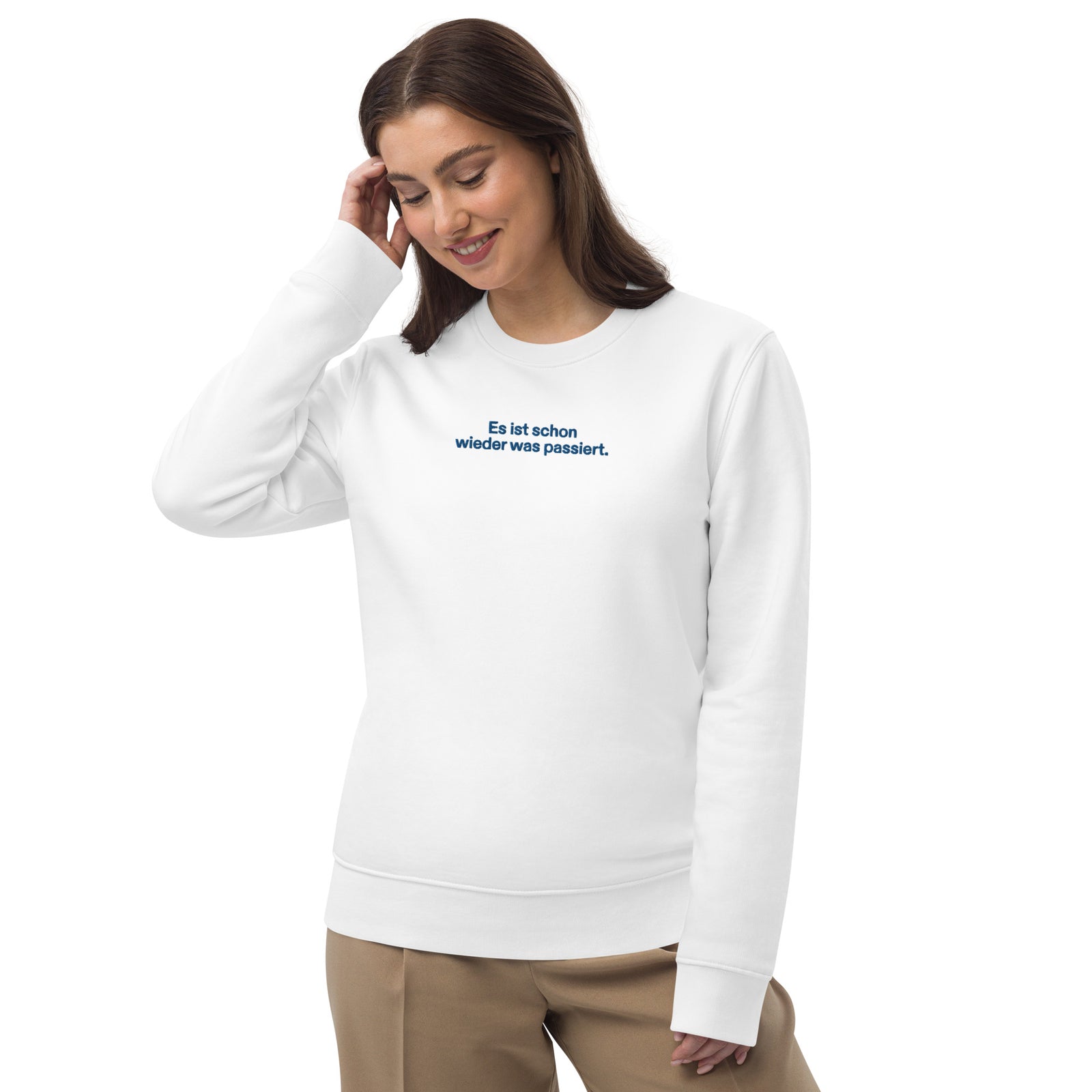 Special Niko Edition Embroidered Women's Eco | Bitcoin Sweatshirt