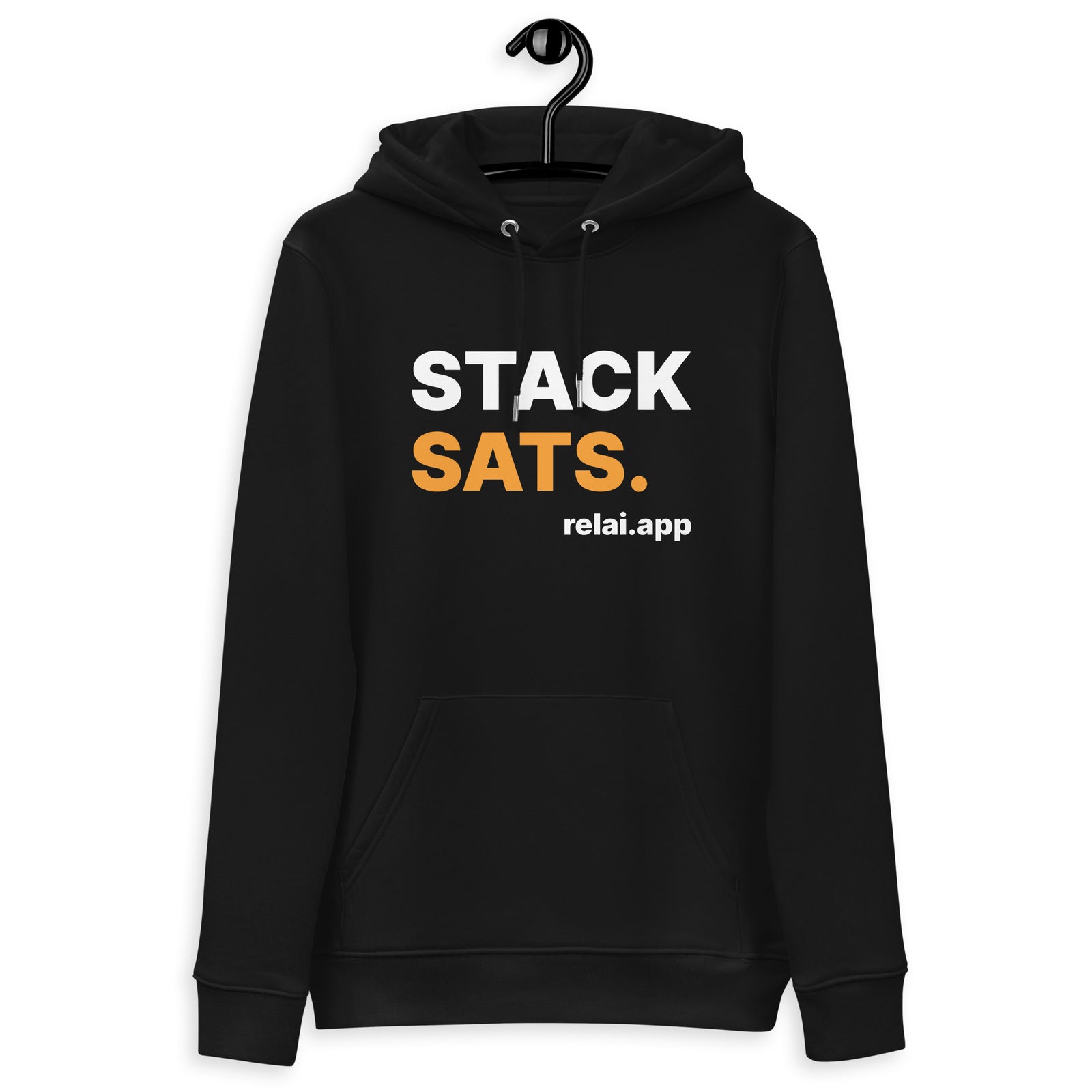 Relai Stack Sats | Organic Pullover | Bitcoin Hoodie | Unisex