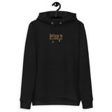 Bitcoin Runners Embroidered Men's Organic Pullover Hoodie with Pouch Pocket