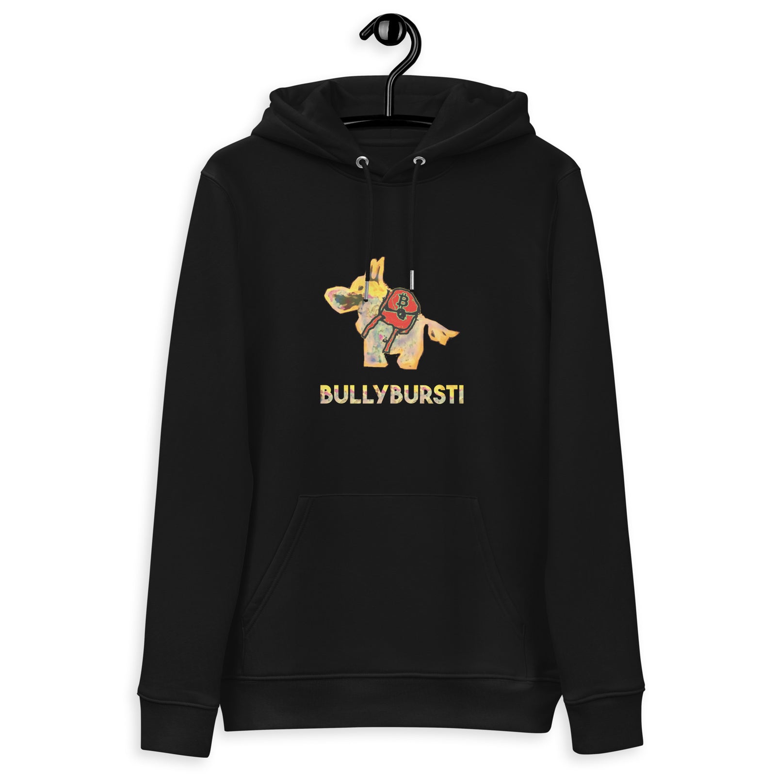 Bullybursti Women's Organic Pullover with Pouch Pocket  | Bitcoin Hoodie