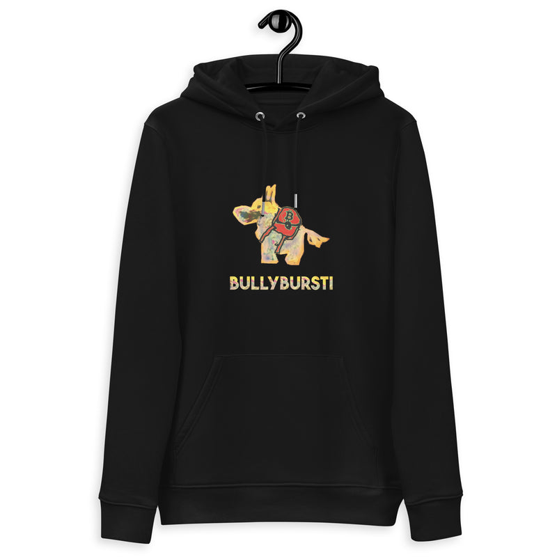 Bullybursti Women's Organic Pullover with Pouch Pocket  | Bitcoin Hoodie