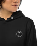 Bitcoin Pretzel Munich Embroidered Women's Organic Pullover Hoodie with Pouch Pocket