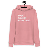 Open Source Everything Men's Organic Pullover Hoodie with Pouch Pocket