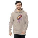 Pocket Bitcoin Orange Pill Men's Organic Pullover Hoodie with Pouch Pocket