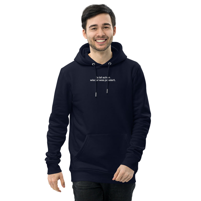 Special Niko Edition Embroidered Men's Organic Pullover Bitcoin Hoodie With Pouch Pocket