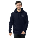 Bitcoin Pretzel Munich Embroidered Men's Organic Pullover Hoodie with Pouch Pocket