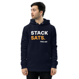 Relai Stack Sats. Men's Organic Pullover Hoodie