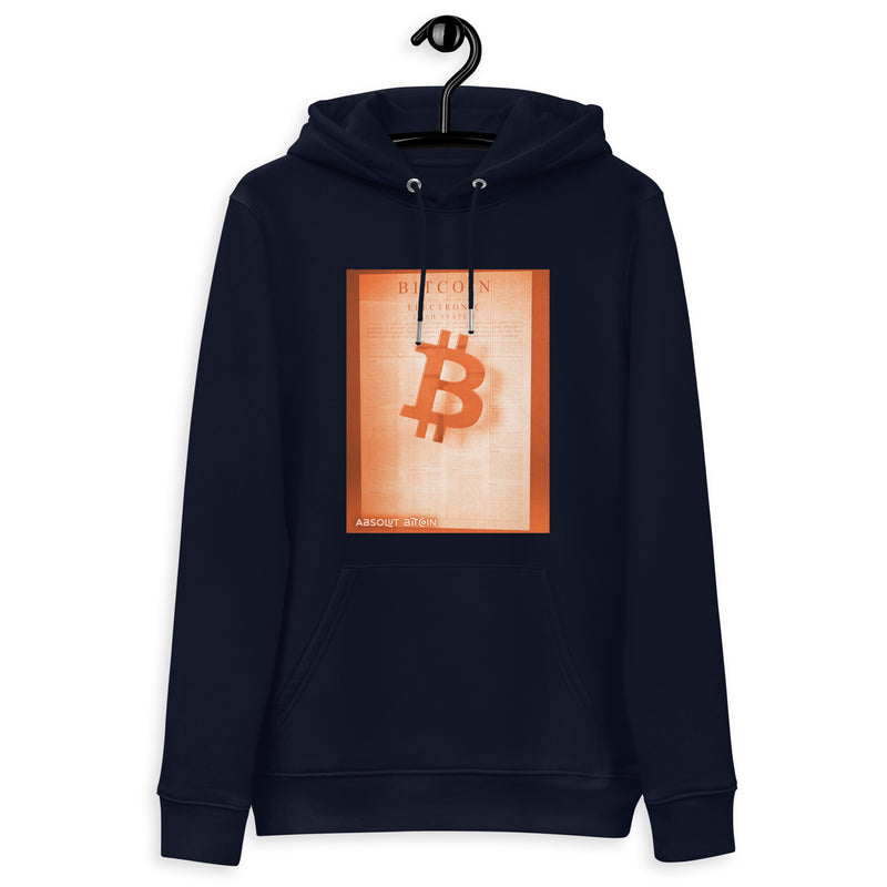 Absolut Bitcoin | Organic Hoodie with Pouch Pocket | Unisex