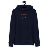 Personalized Quote Embroidered Men's Organic Pullover Hoodie with Pouch Pocket