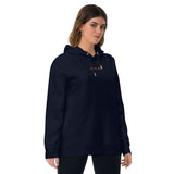 Personalized Quote Embroidered Women's Organic Pullover Hoodie with Pouch Pocket