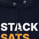 Relai Stack Sats. Men's Organic Pullover Hoodie