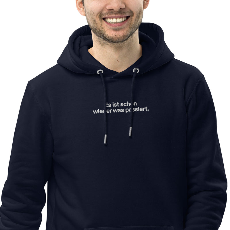 Special Niko Edition Embroidered Men's Organic Pullover Bitcoin Hoodie With Pouch Pocket