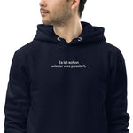Special Niko Edition Embroidered Men's Organic Pullover Hoodie With Pouch Pocket
