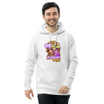 Pocket Bitcoin Girl Men's Organic Pullover Hoodie with Pouch Pocket