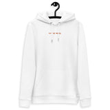 Personalized Quote Embroidered Women's Organic Pullover Hoodie with Pouch Pocket