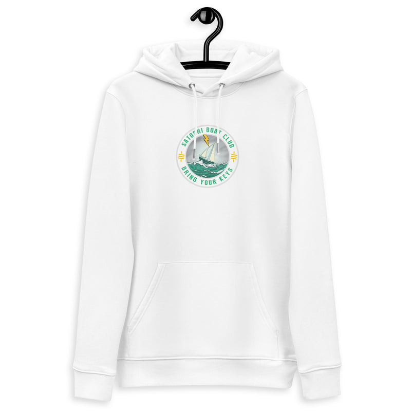 Satoshi Boat Club | Organic Bitcoin Hoodie with Pouch Pocket | Unisex