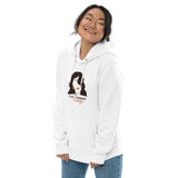 Les Femmes Orange Women's Organic Pullover Hoodie with Pouch Pocket