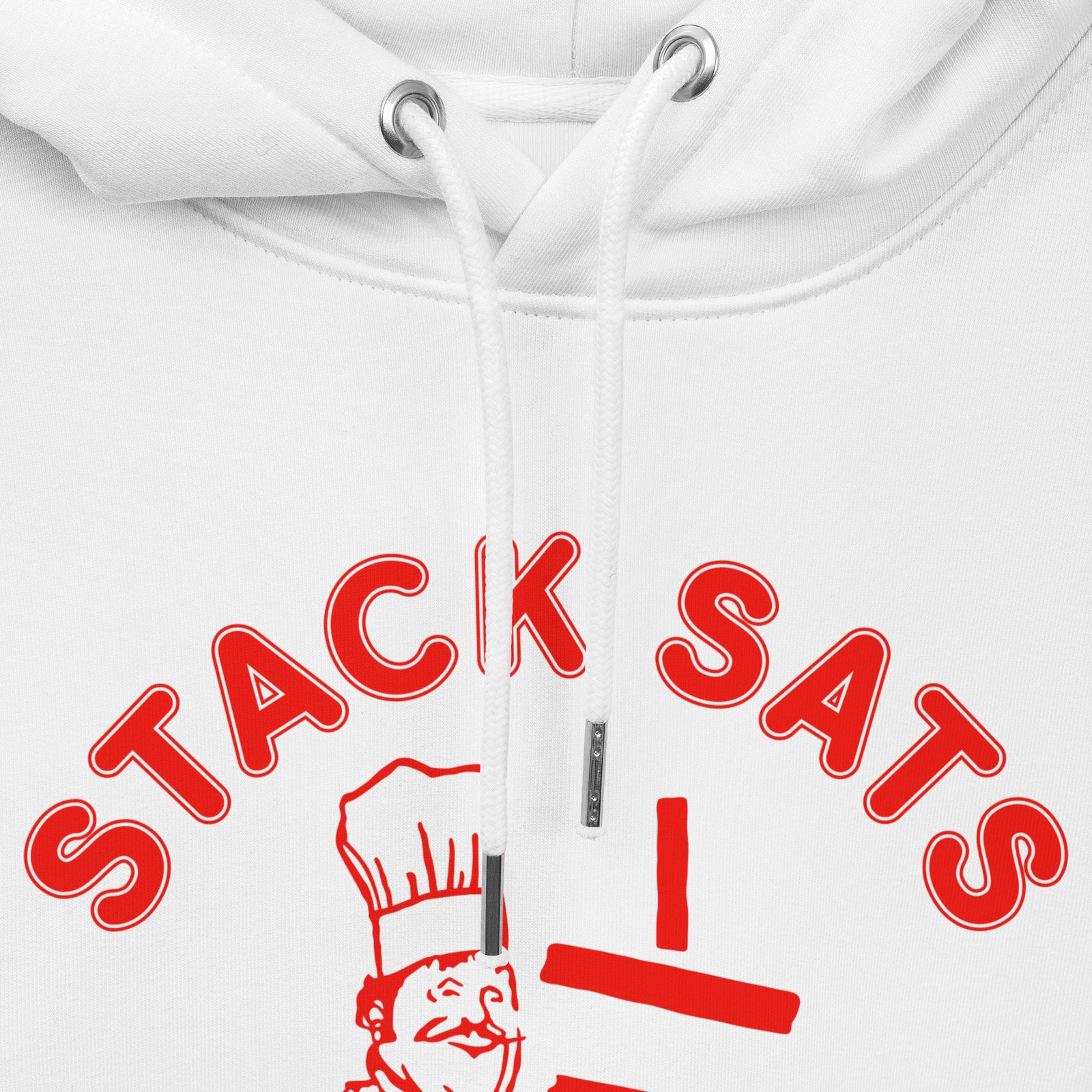Satoshi Boat Club Stack Sats | Organic Bitcoin Hoodie with Pouch Pocket | Unisex