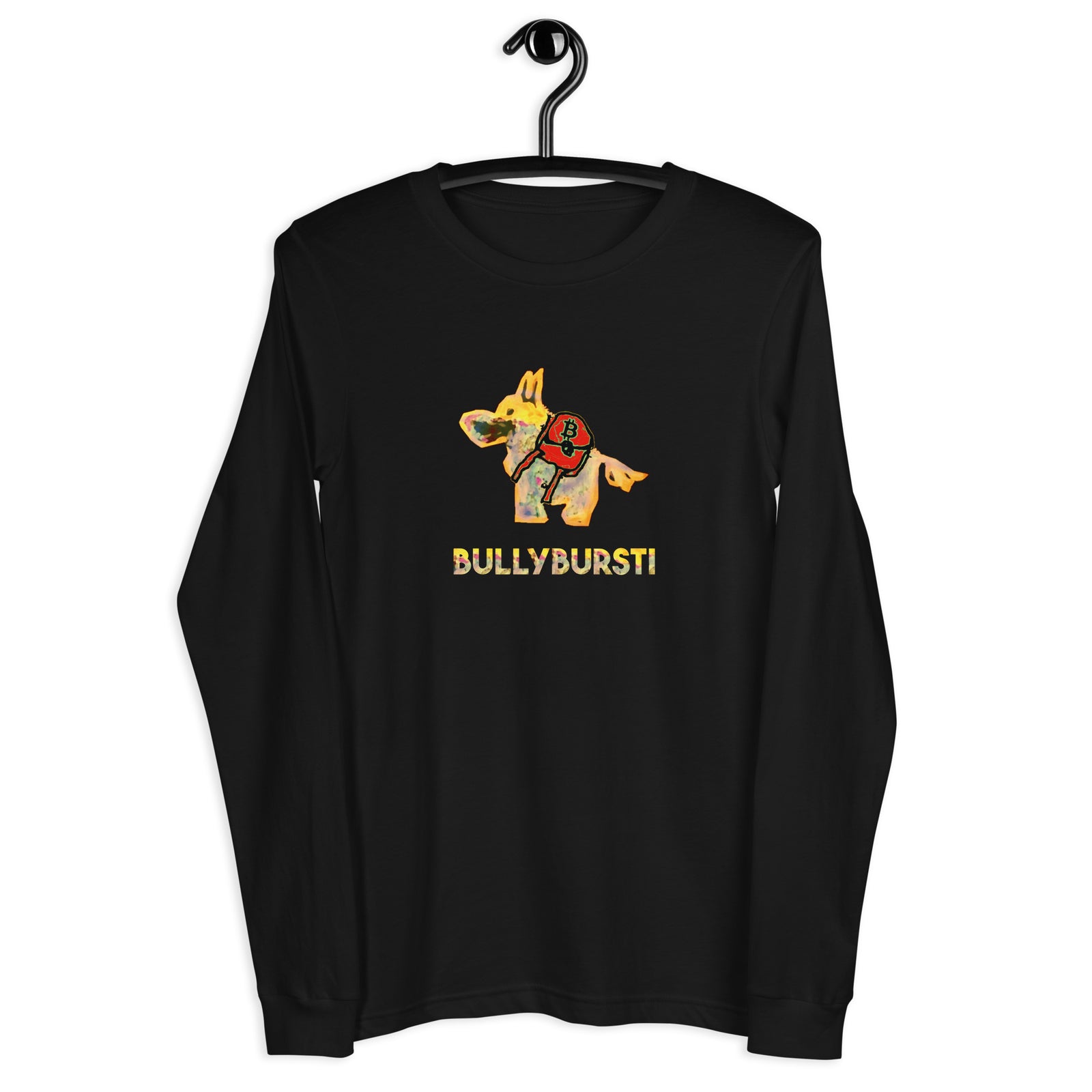 Bullybursti Men's Long Sleeve | Bitcoin T-Shirt