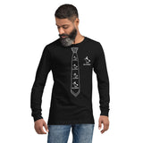 Bullybursti Schlipsograph Men's Long Sleeve T-Shirt