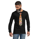 Bullybursti Schlipsograph Men's Long Sleeve T-Shirt