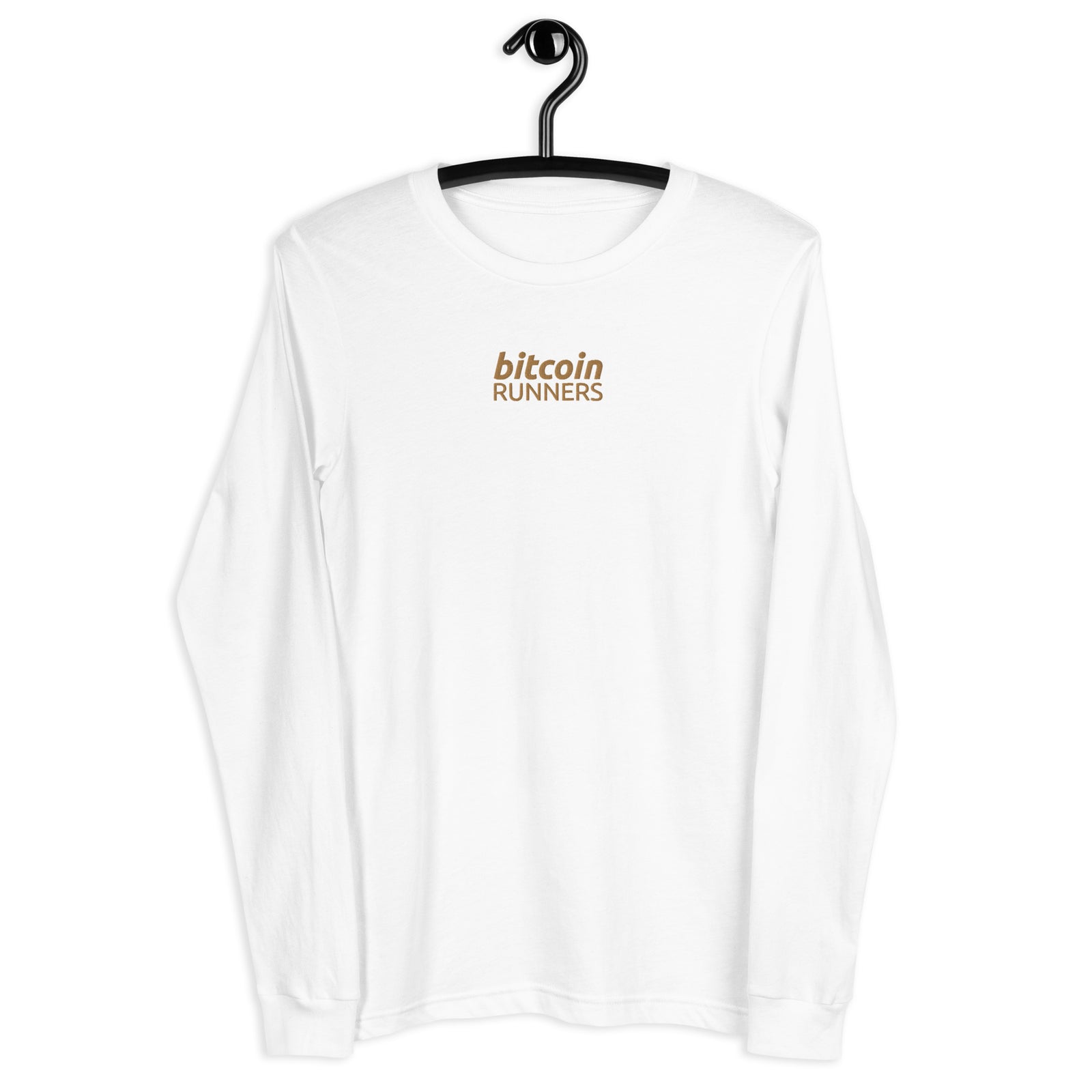 Bitcoin Runners Embroidered Women's Long Sleeve T-Shirt
