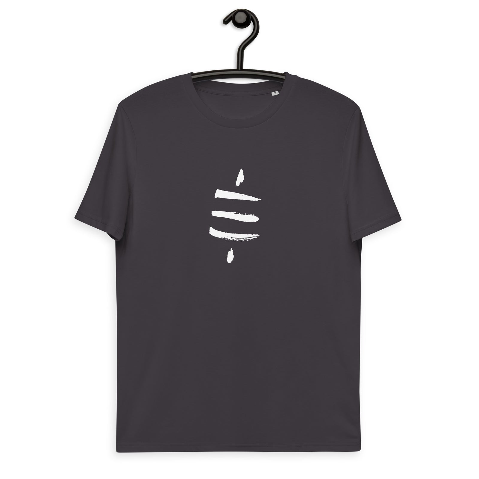 Bitcoin Satsymbol Back & Front Men's Organic Cotton T-Shirt