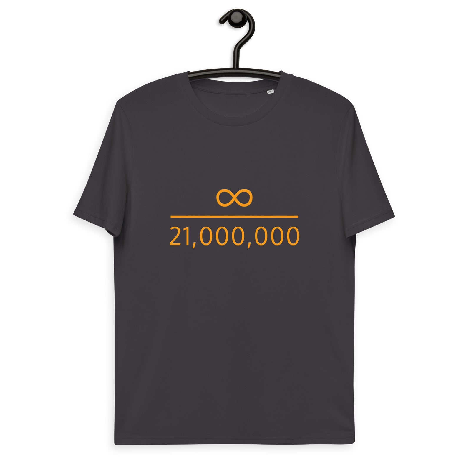 Infinity Divided by 21 Mio Bitcoin Men's Organic Cotton | Bitcoin T-Shirt