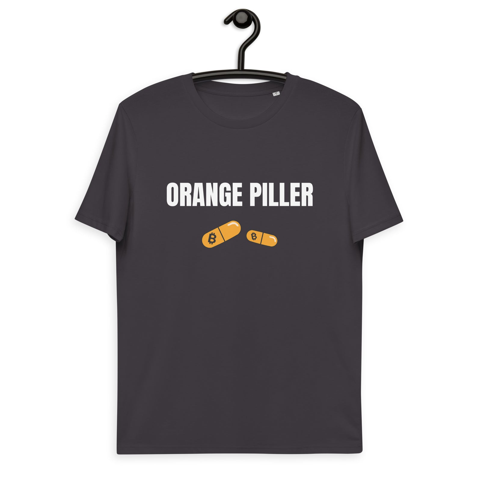 Bitcoin Orange Piller Basic Bio-T-Shirt für Männer