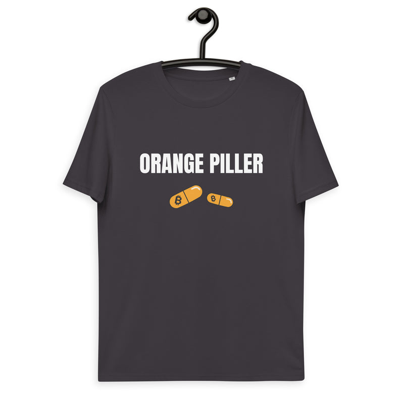 Bitcoin Orange Piller Basic Bio-T-Shirt für Männer