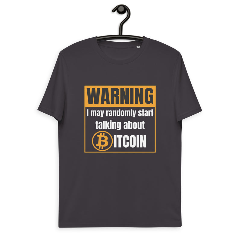 Bitcoin Warning Men's Organic Cotton T-Shirt