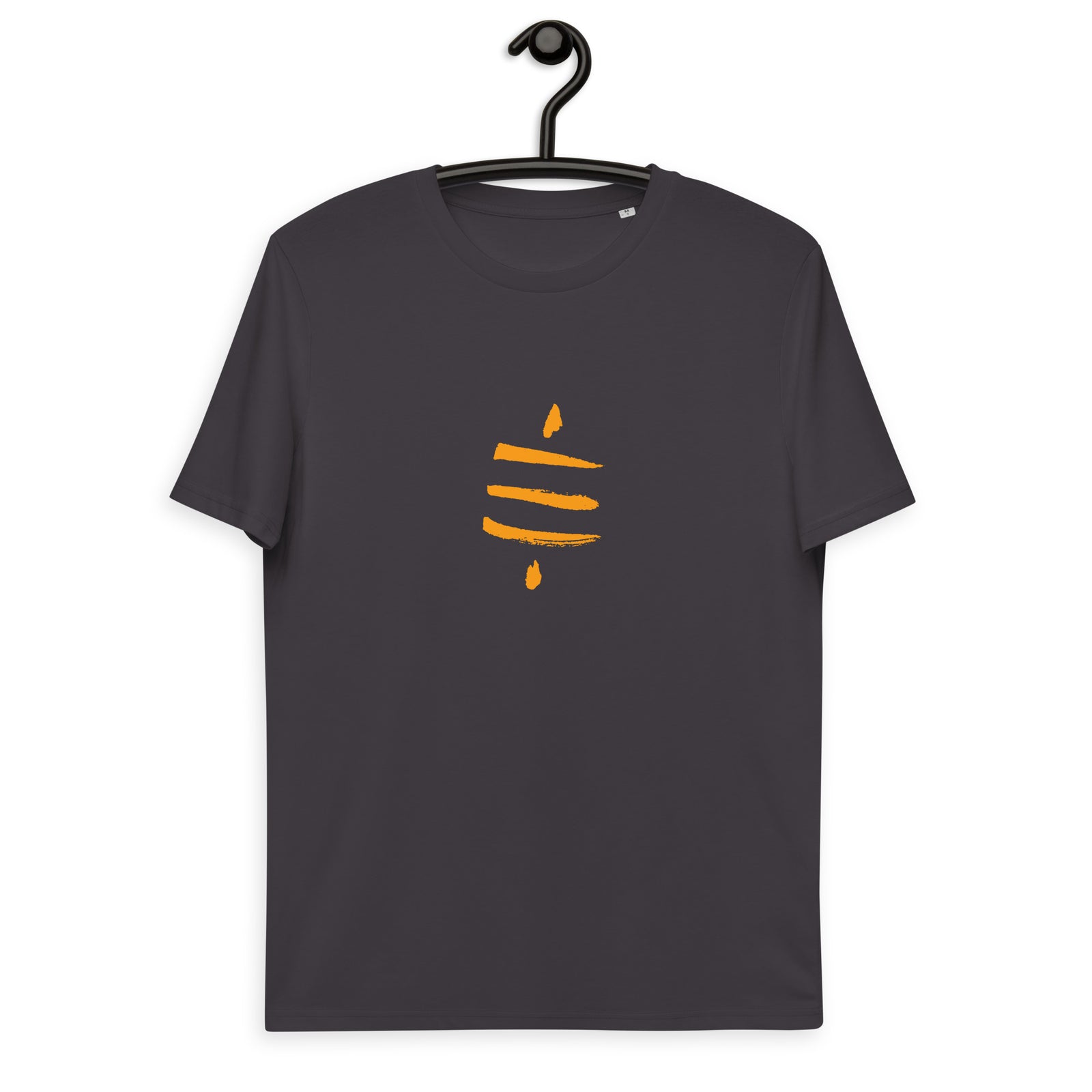 Bitcoin Satsymbol Basic Bio-T-Shirt für Männer