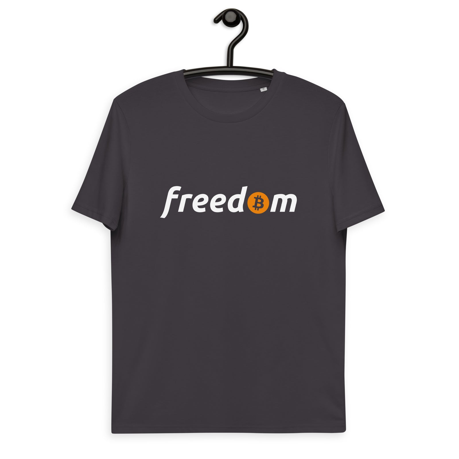 Bitcoin Freedom Basic Bio-T-Shirt für Männer