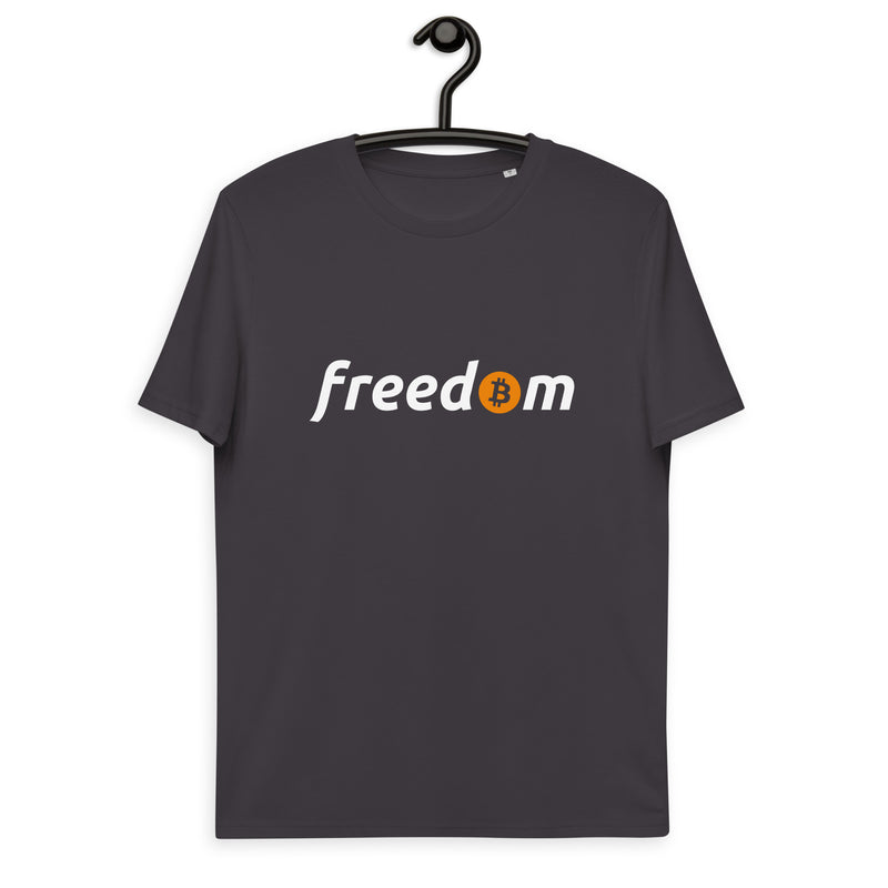 Bitcoin Freedom Basic Bio-T-Shirt für Männer
